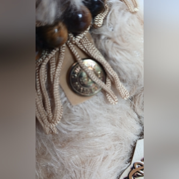 CLOE POWER BEAR OF COURAGE PICKFORD BEARS BRASS BUTTON JOINTED 9" - Picture 2 of 8